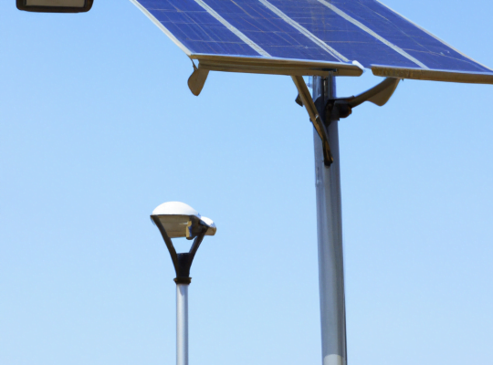 Solar Street Lights: The benefits of solar powered street lamps.