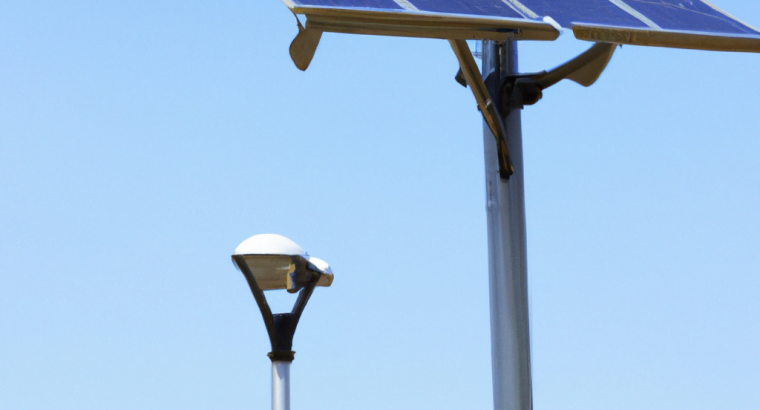 Solar Street Lights: The benefits of solar powered street lamps.