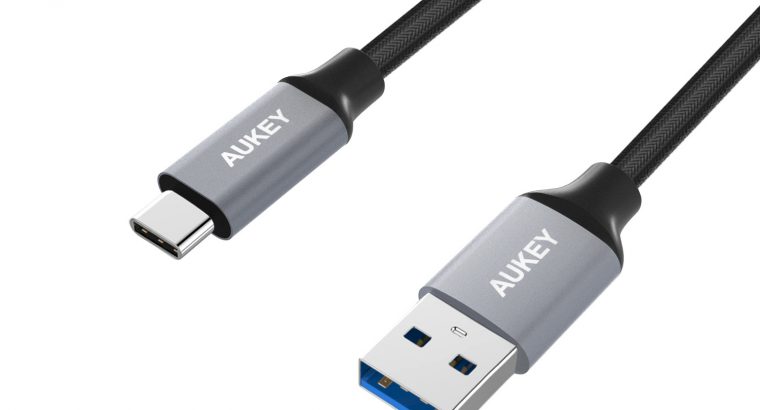 Aukey CB-CD2 USB 3.0 Braided Nylon USB-A to USB-C (Type C)Cable