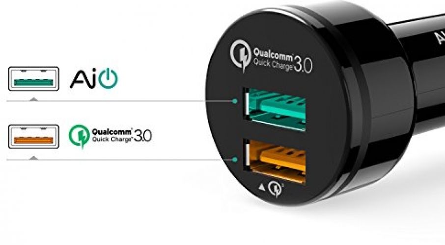Aukey CC-T7 Quick Charge 3.0 Dual-Port Car Charger