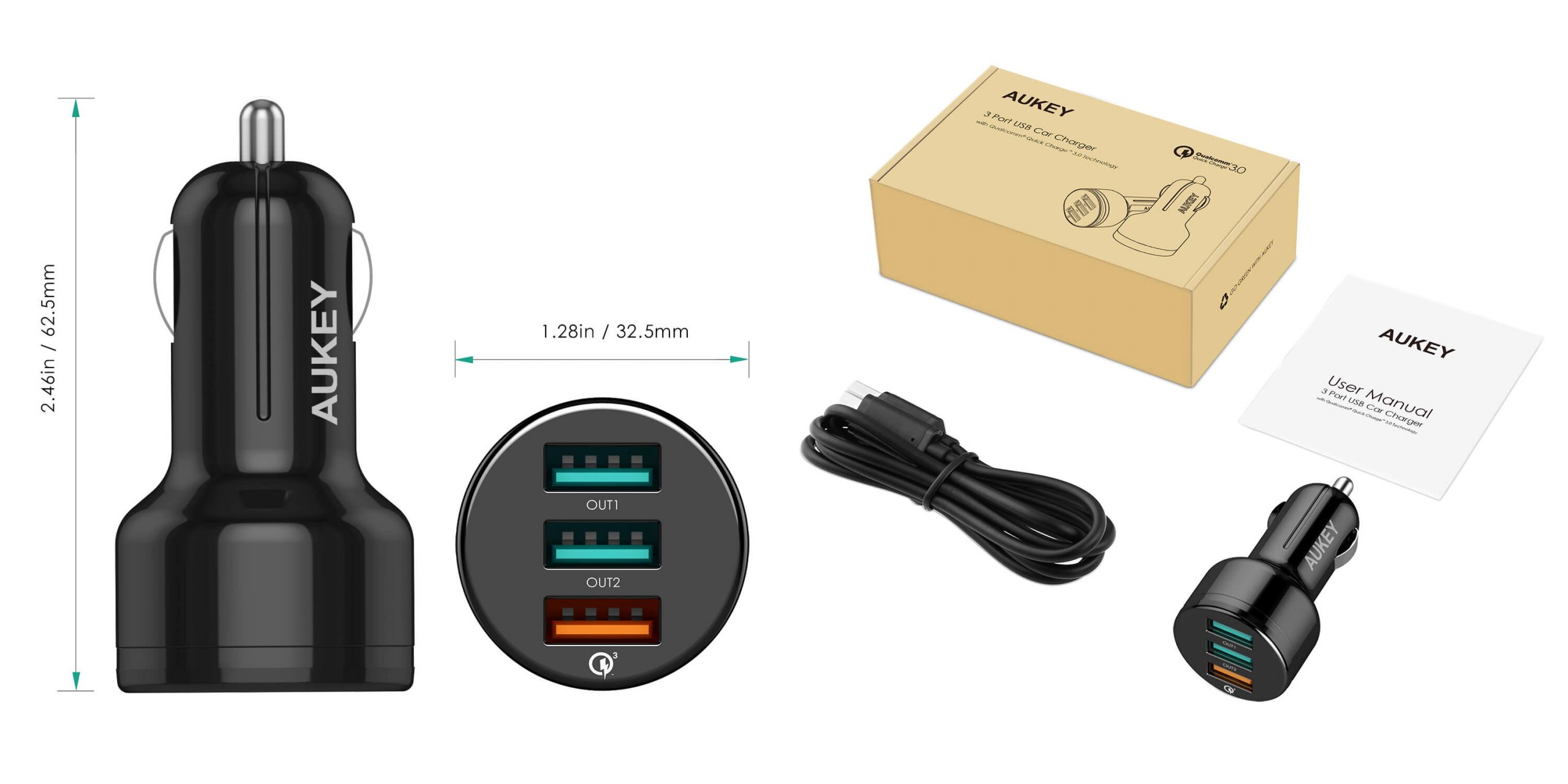 Aukey CC-T11 Charger Free Giveaway to first 10 Reviewers