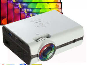 U45 Pro 1080P HD Android Compact 1200lm LED Projector with Android, WIFI & Bluetooth