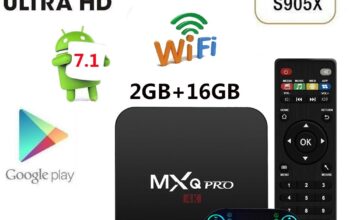 MXQ PRO S905X Quad Core 2+16G Android 7.1 HD 4K Smart TV Box 3D WiFi KODI 17.6 +Backlit keyboard
