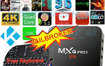 MXQ PRO S905 4K Quad Core Android TV Box KODI Fully Loaded Media Player Free Keyboard