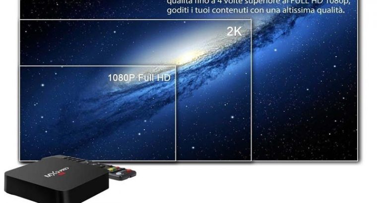 Andorid 7.1 MXQ Pro Smart TV BOX Amlogic S905X Quad Core 4K 1080P 2G/16G KODI +Free Backlit keyboard