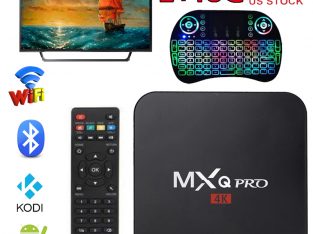 Andorid 7.1 MXQ Pro Smart TV BOX Amlogic S905X Quad Core 4K 1080P 2G/16G KODI +Free Keyboard