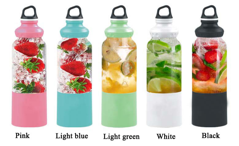 Sporty Portable Juicer with Power Bank Function