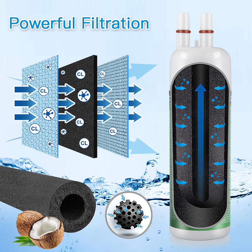 Fridge water filter purification spare parts