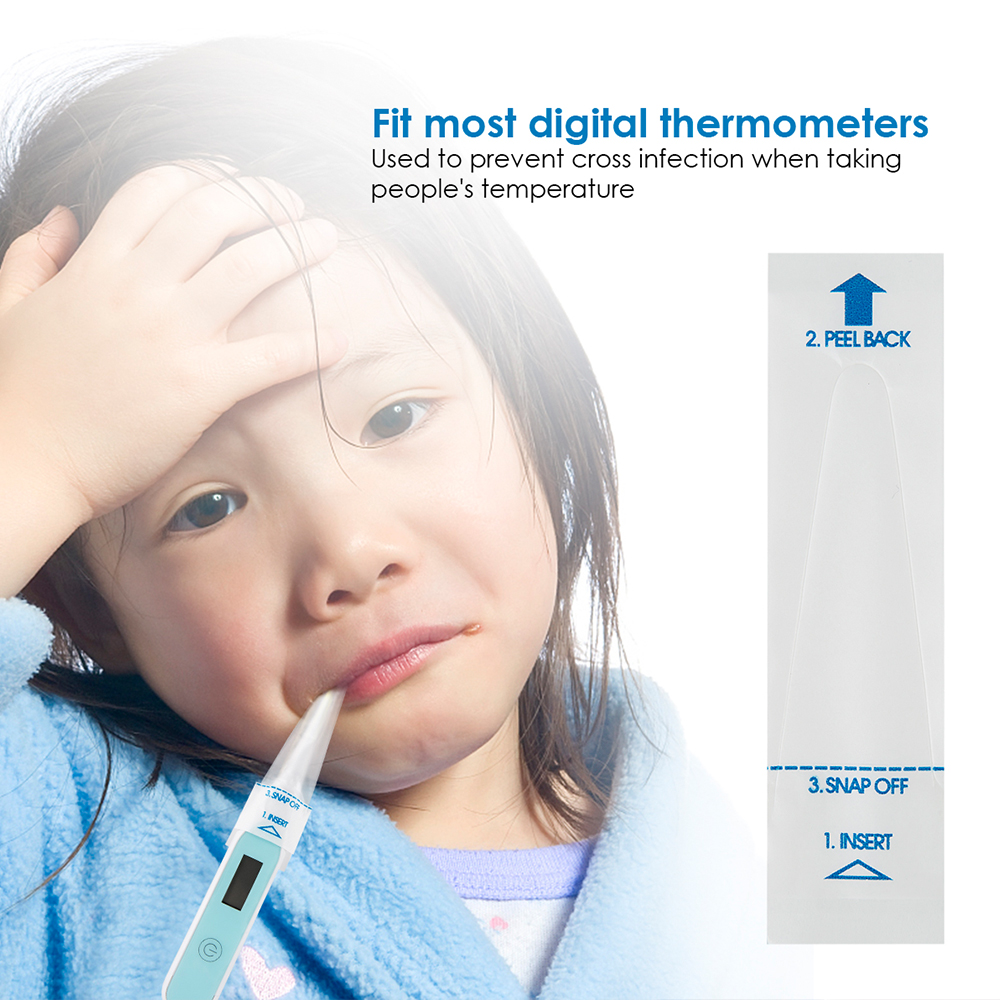 Disposable thermometer probe cover