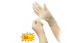 Disposable latex nitrile gloves