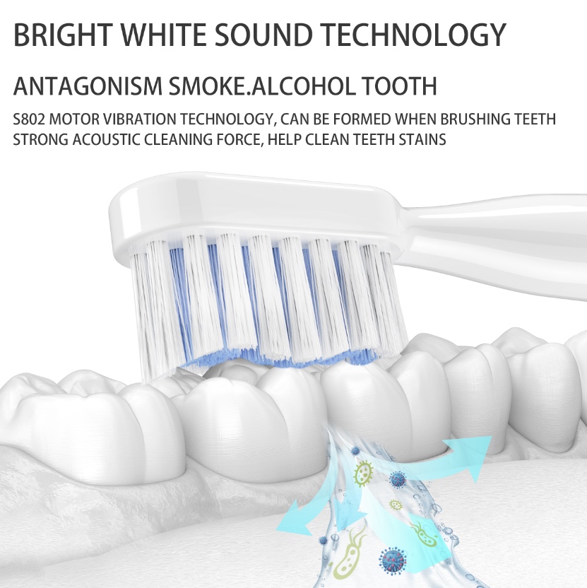 Electric USB Rechargeable Toothbrush with Timer