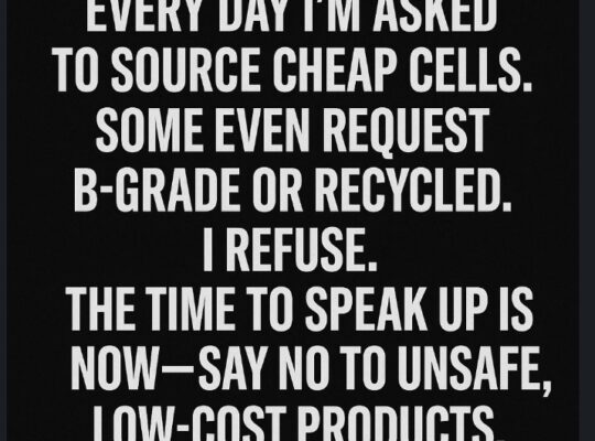 🔥 Say NO to Cheap Battery Cells – Stop the Silent Disaster Before It’s Too Late! 🔥