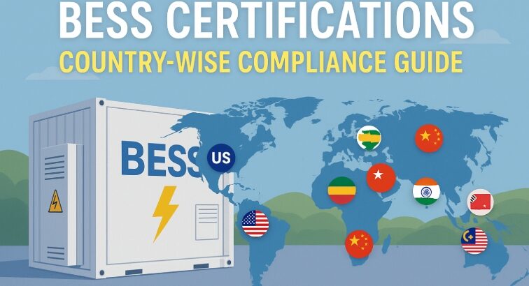 BESS Certifications: Country-Wise Testing & Compliance Guide