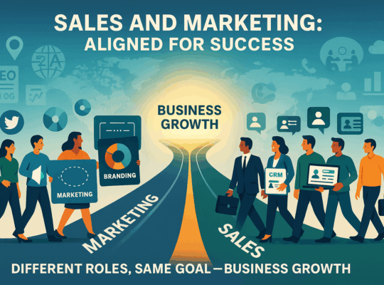 The Role of Marketing People and Sales Team in the Sales and Marketing Department